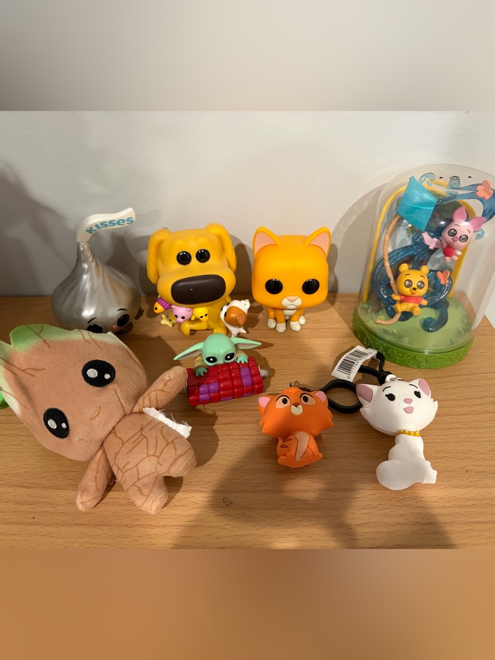 Disney Funko Pops, Bag Clips, and other Figures